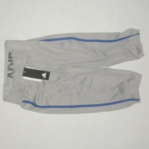 Adidas Baseball Pants  Short-Length Gray/Royal Size-S NWT